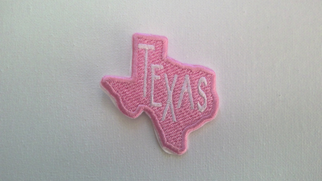 Pink Texas patch